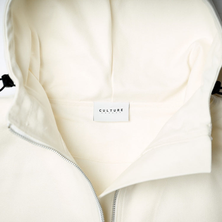 Duck Canvas Anorak Jacket White