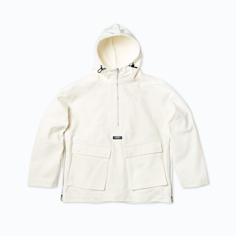 Duck Canvas Anorak Jacket White