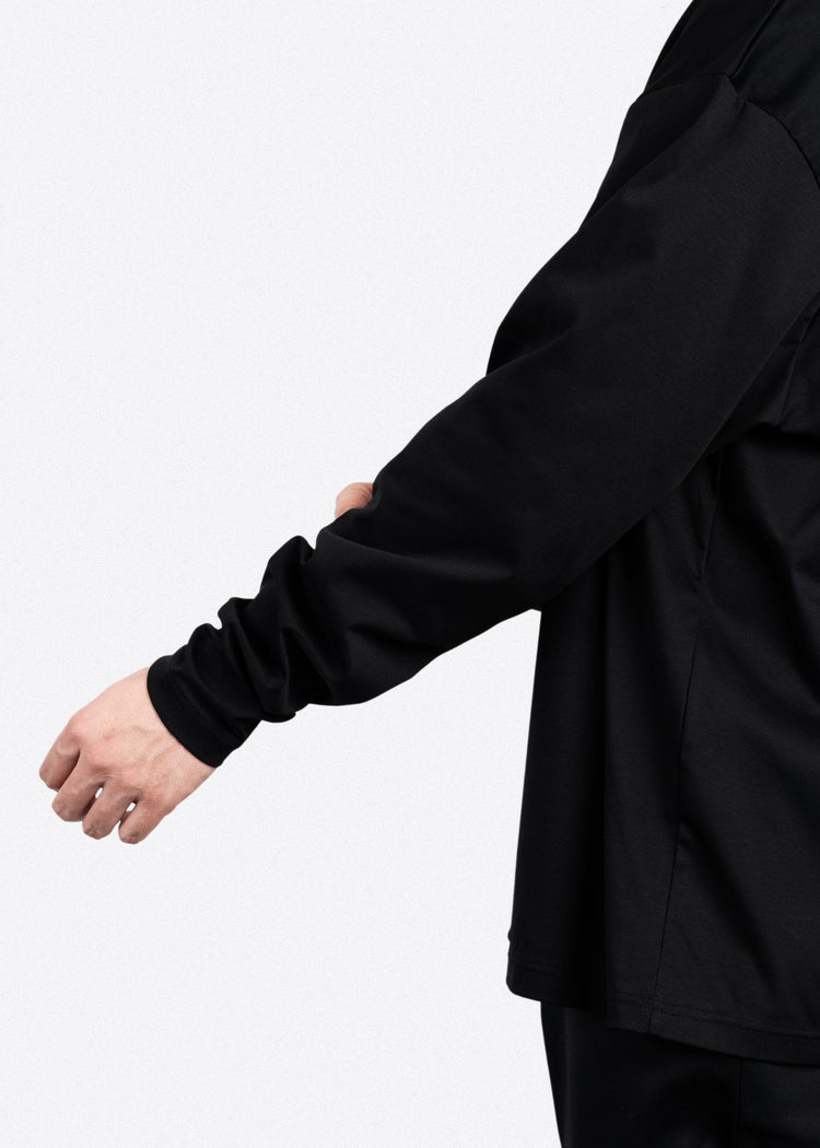 Comfort Flow Long Sleeve Shirts Black