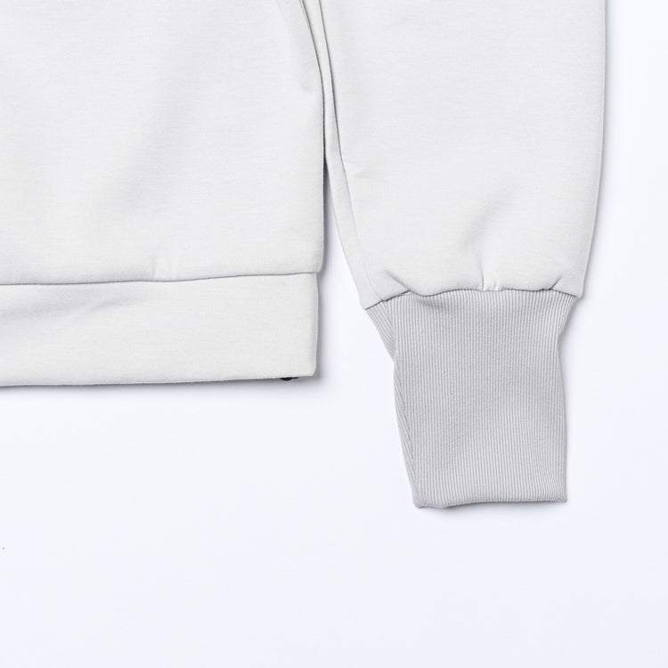 Embroidery Logo Hoodie Gray