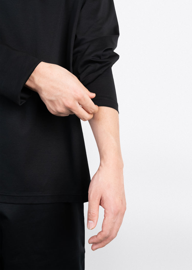 Comfort Flow Long Sleeve Shirts Black