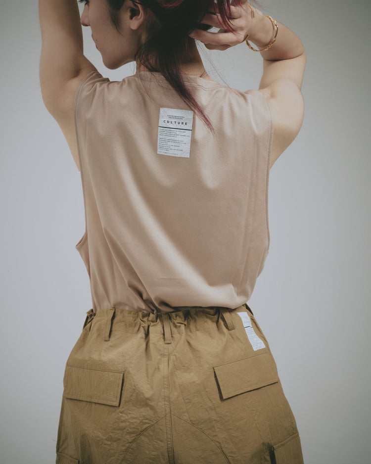 Sleeveless Tops Beige (Women’s)