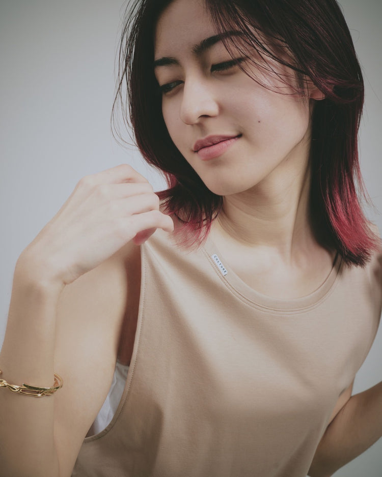 Sleeveless Tops Beige (Women’s)