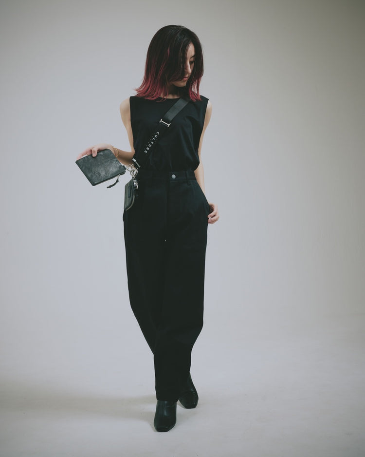 Utility Crossbody Multi Strap Tyvek Black (Mini Wallet/Pouch/Smart Phone Holder)