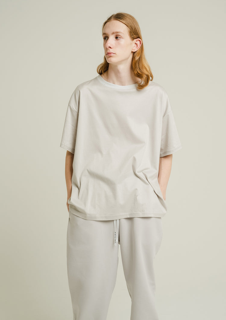 T-Shirts Gray - Gray Print-