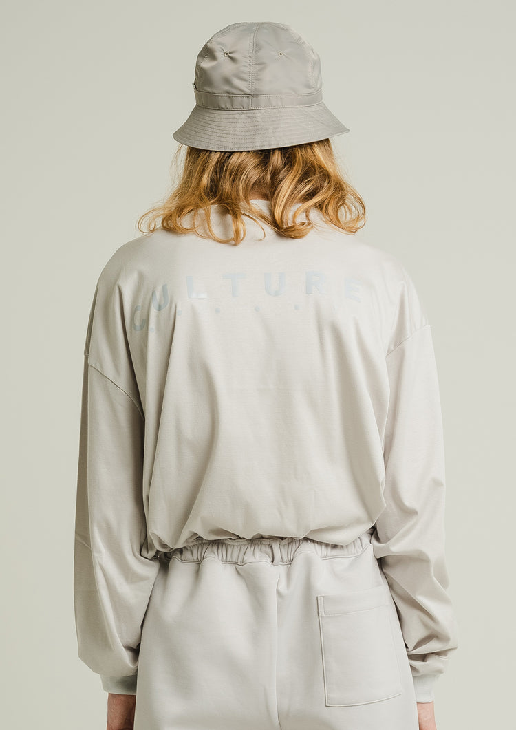 Long Sleeve Shirts Gray -Print Gray-