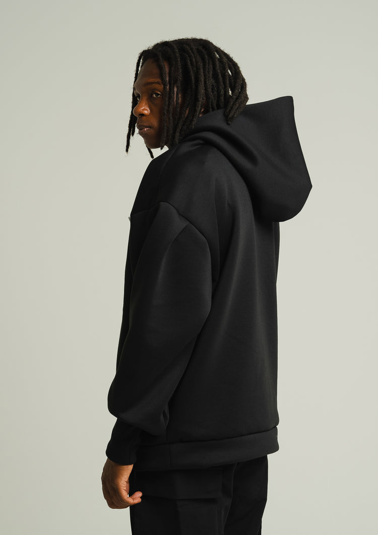 Drawstring Hoodie Black