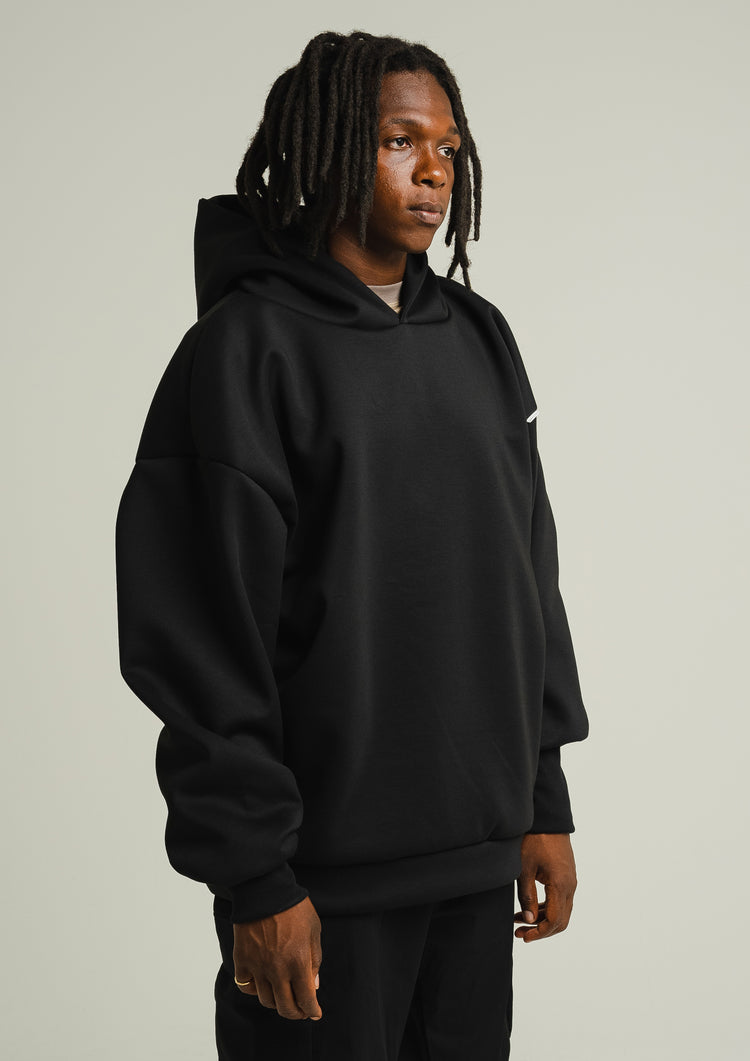 Drawstring Hoodie Black