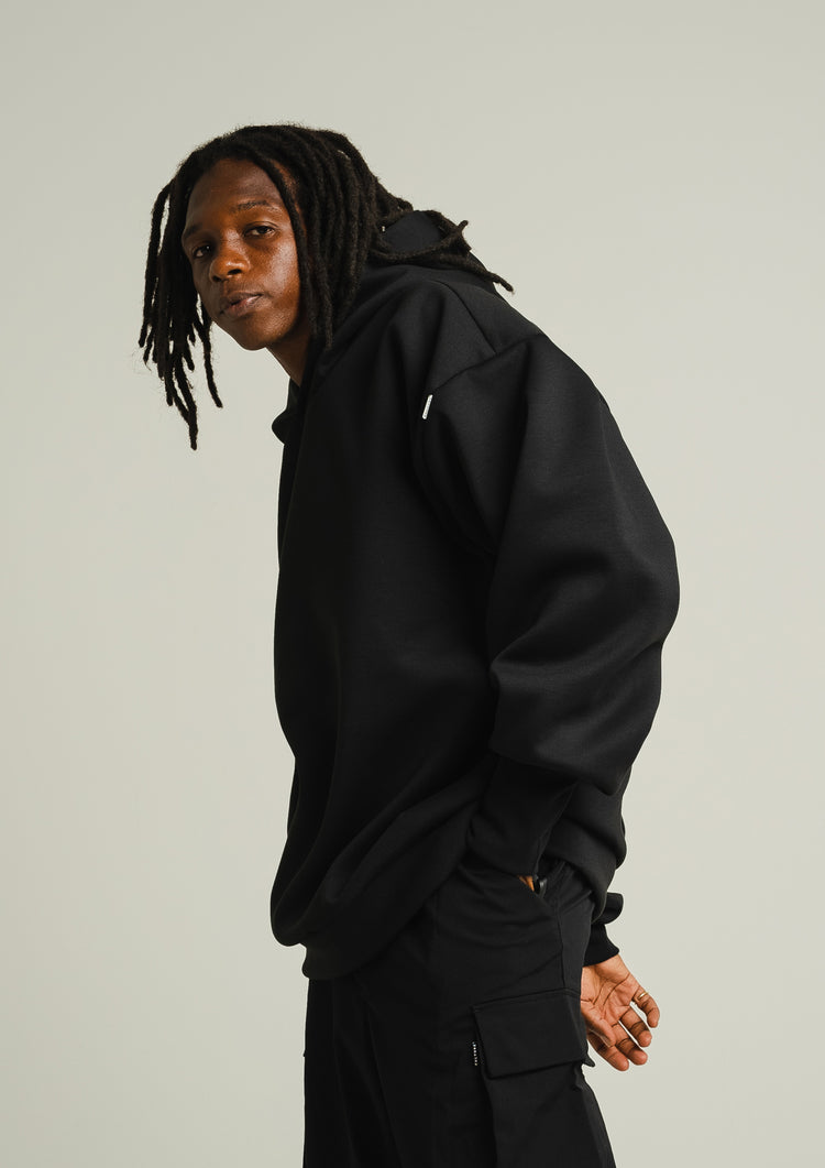 Drawstring Hoodie Black