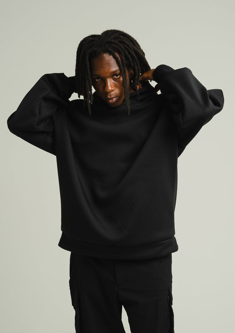 Drawstring Hoodie Black