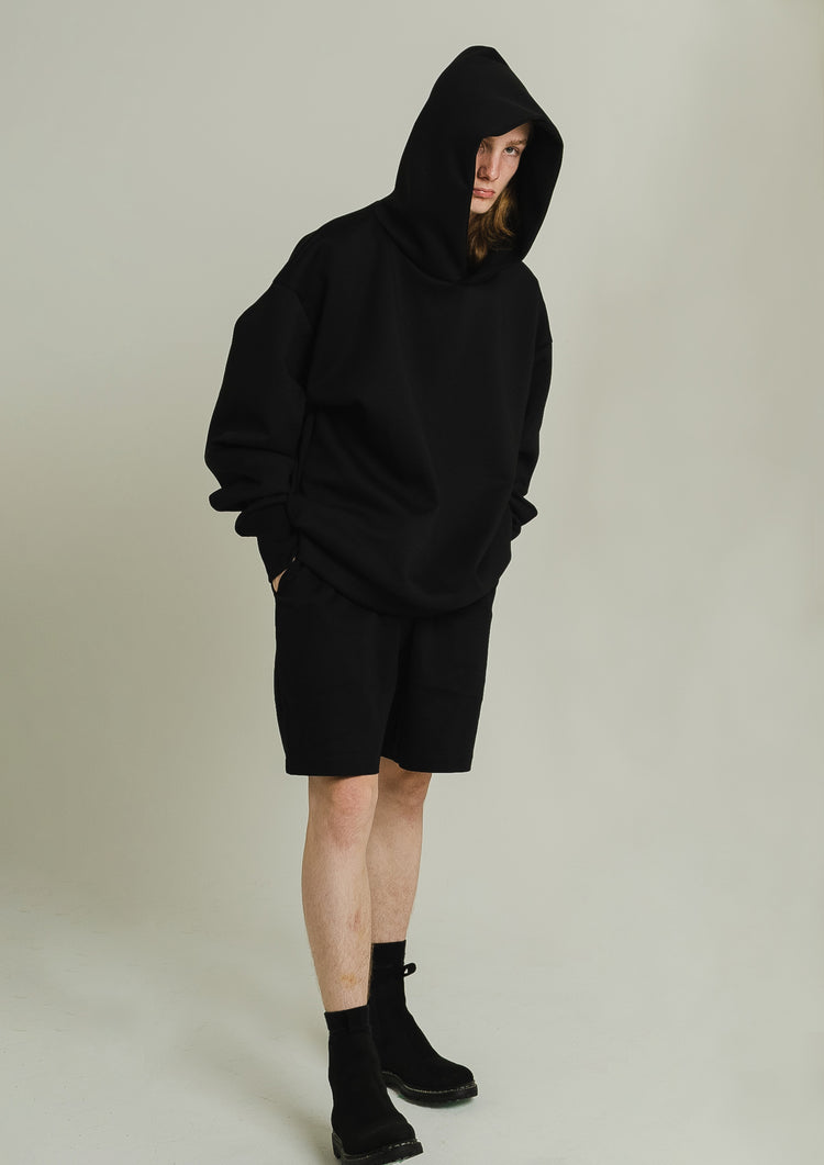 Drawstring Hoodie Black