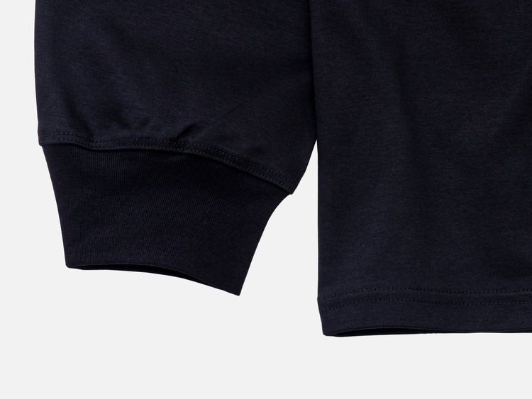 COLUMBIA -Long Sleeve Back Print Black-