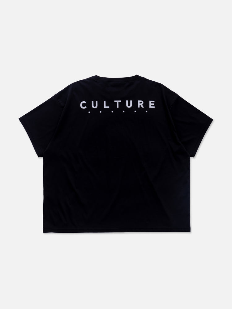 ENTERPRISE -Black Tee Back Print Grey-