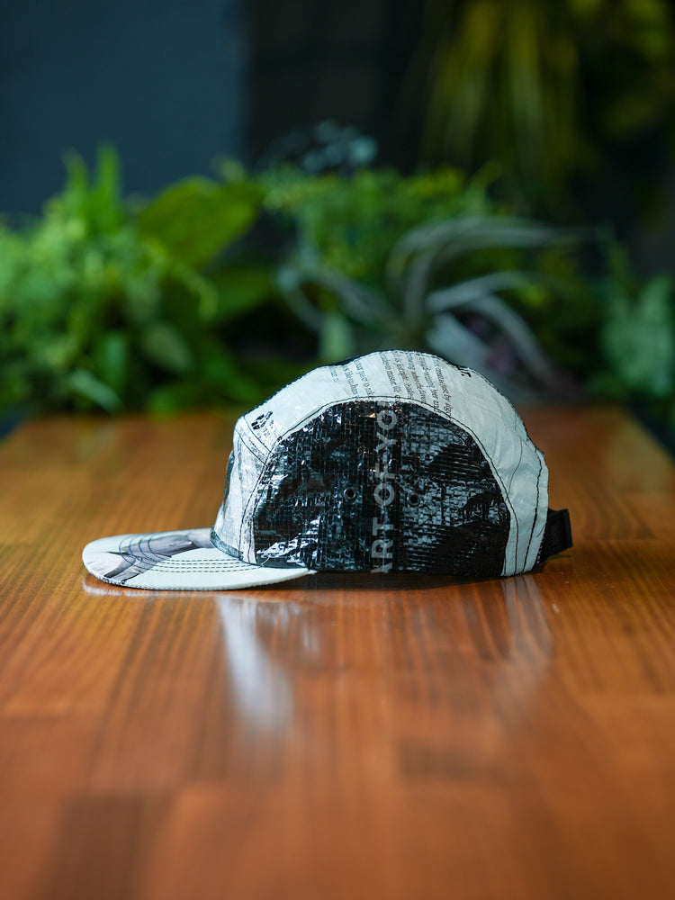 5 PANEL CAP BLACK & WHITE - YUI & SHUN (Inkhorn Brewing) collaborative Edition-