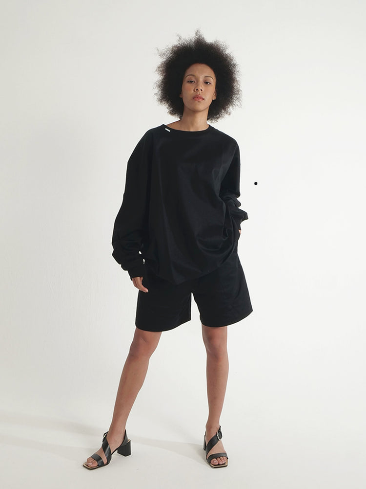 COLUMBIA -Long Sleeve Back Print Grey-