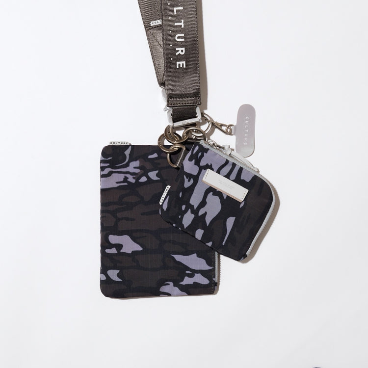 Utility Crossbody Multi Strap Trebark Camo (Mini Wallet/Pouch/Smart Phone Holder)