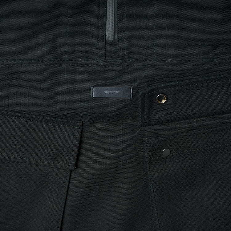 Duck Canvas Anorak Jacket Black