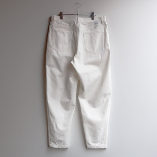 Solid Denim Pants White ※Pre-Order 7月下旬発送予定